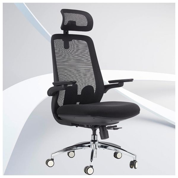 Cadeira-de-Escritorio-Ergonomica-Giratoria-com-Suporte-foto-0