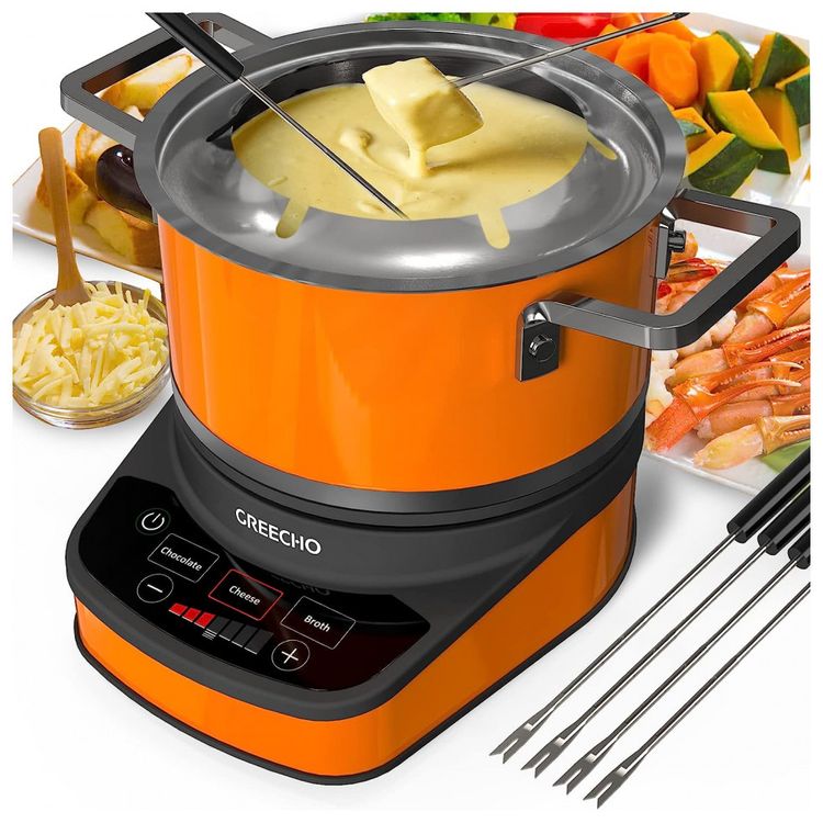 GREECHO-Panela-de-Fondue-Eletrica-25-L-com-3-Modos-e-6-foto-0