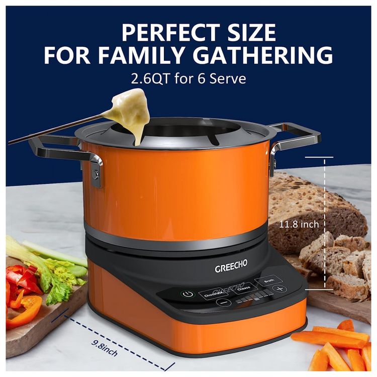 GREECHO-Panela-de-Fondue-Eletrica-25-L-com-3-Modos-e-6-foto-5