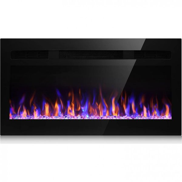Oior-Lareira-Eletrica-de-Embutir-A42x80L-com-Controle-foto-0
