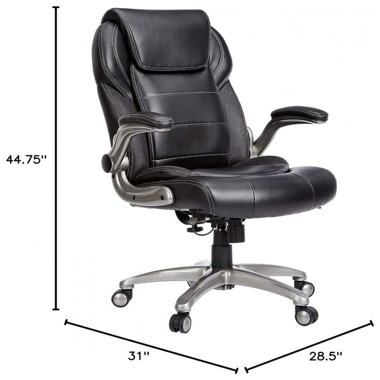 50977-Cadeira-de-Escritorio-Ergonomica-Giratoria-com-Suporte-foto-2