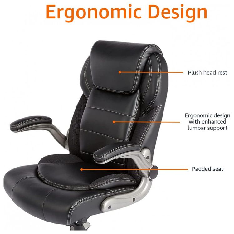 50977-Cadeira-de-Escritorio-Ergonomica-Giratoria-com-Suporte-foto-4