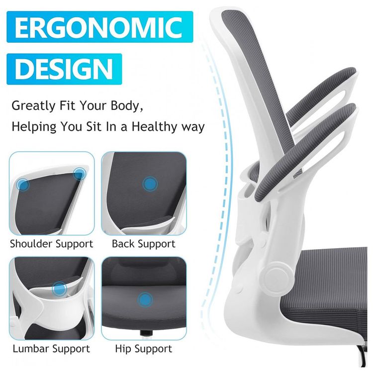 Cadeira-de-Escritorio-Ergonomica-Giratoria-com-Suporte-foto-3