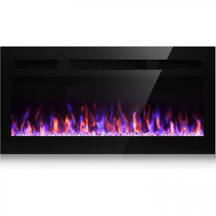 Lareira-Eletrica-de-Embutir-A42x80L-com-Controle-Remoto-e-foto-0