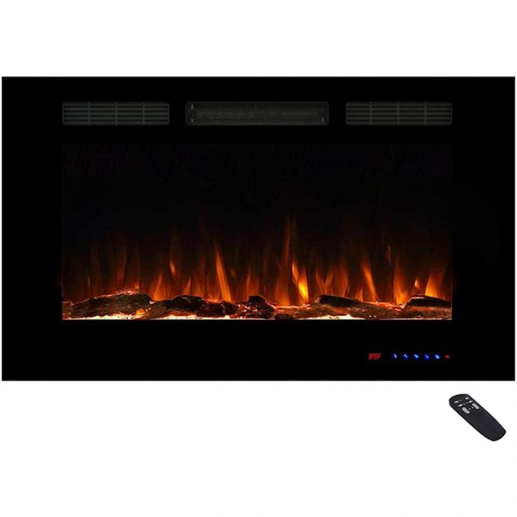 Lareira-Eletrica-de-Embutir-A54x106L-com-Controle-Remoto-e-foto-0