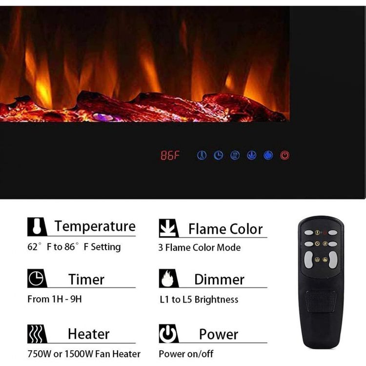 Lareira-Eletrica-de-Embutir-A54x106L-com-Controle-Remoto-e-foto-4