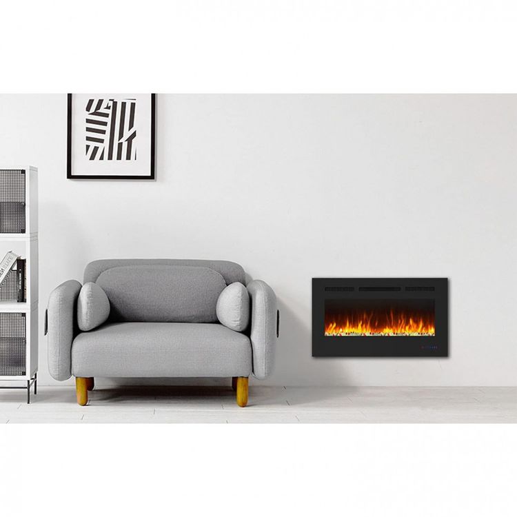 EASE-WAY-Lareira-Eletrica-de-Embutir-A45x152L-com-Controle-foto-4