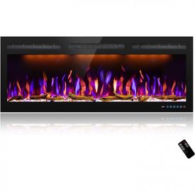 Lareira-Eletrica-de-Embutir-A45x101L-com-Controle-Remoto-e-foto-0