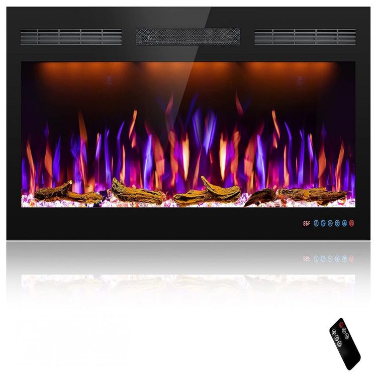 Lareira-Eletrica-de-Embutir-A45x223L-com-Controle-Remoto-e-foto-0