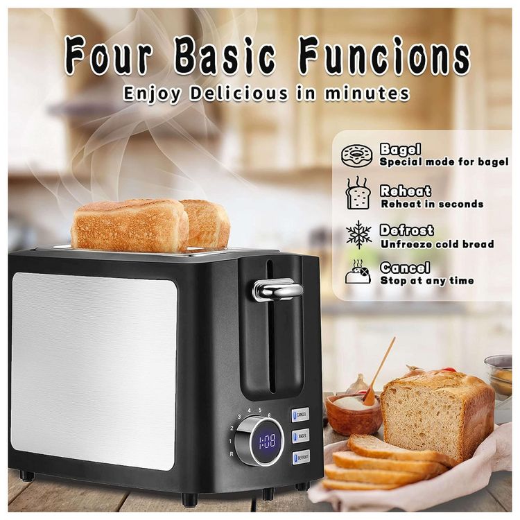 Hommate-Torradeira-Eletrica-2-Fatias-com-7-Niveis-de-foto-4
