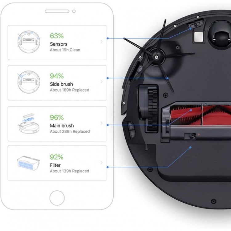 Aspirador-de-Po-Robo-Q7-com-Conexao-via-APP-WI-FI-e-Auto-foto-1