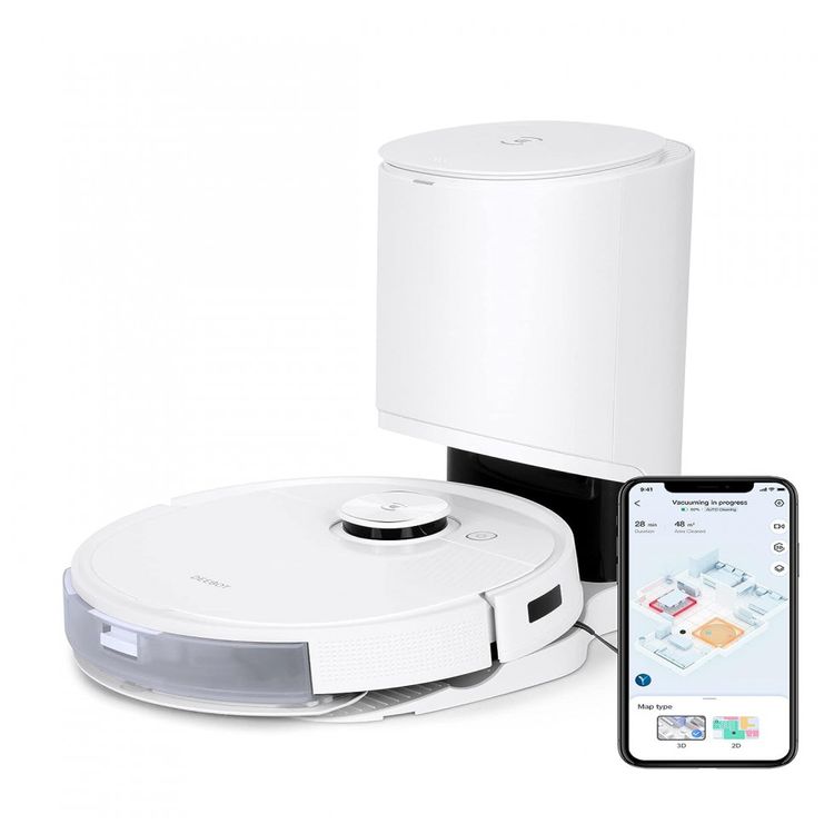 Aspirador-de-Po-Robo-com-Conexao-via-APP-WI-FI-e-Auto-foto-0