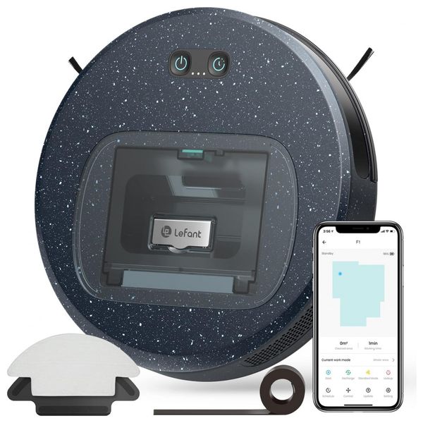 Lefant-T800-Aspirador-de-Po-Robo-com-Conexao-via-APP-WI-FI-foto-0