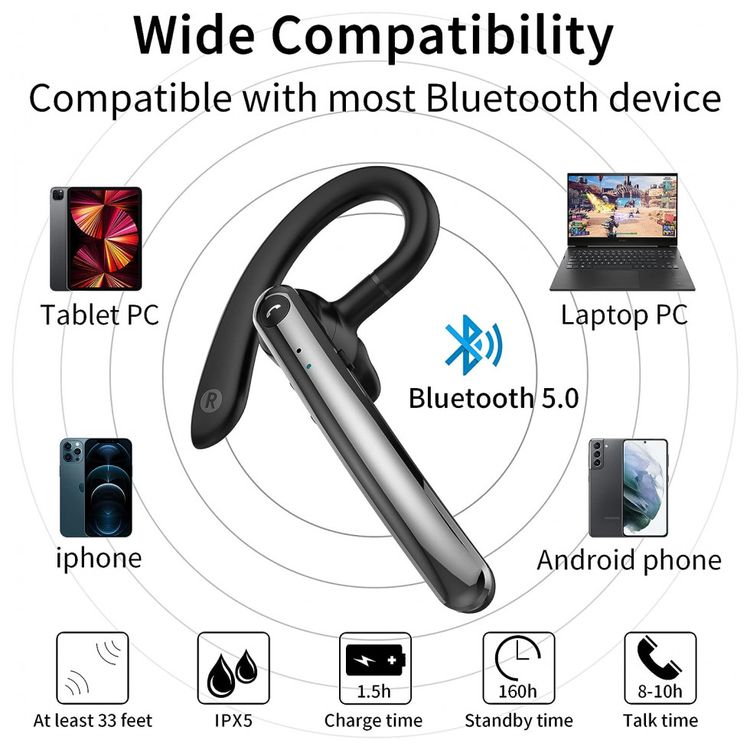 Fone-de-Ouvido-Bluetooth-5.0-sem-Fio-com-Microfone-Embutido-foto-4