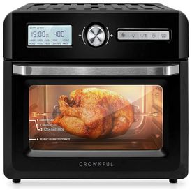 CROWNFUL-Forno-Eletrico-de-Bancada-19-L-com-10-Funcoes-e-8-foto-0