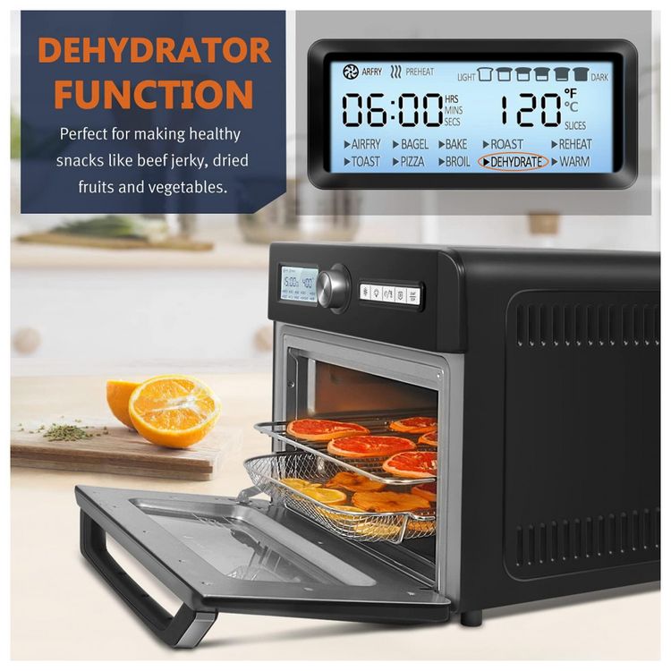 CROWNFUL-Forno-Eletrico-de-Bancada-19-L-com-10-Funcoes-e-8-foto-2