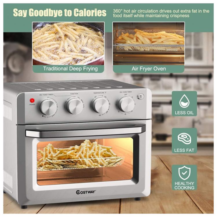 Forno-Eletrico-de-Bancada-7-em-1-com-5-Acessorios-e-foto-2