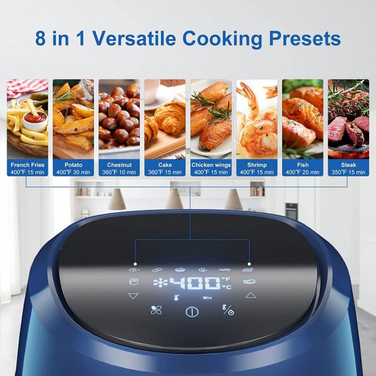 Umila-Fritadeira-Eletrica-AirFryer-4L-com-8-Funcoes-e-foto-3