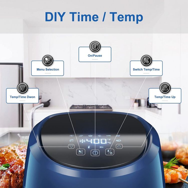 Umila-Fritadeira-Eletrica-AirFryer-4L-com-8-Funcoes-e-foto-4