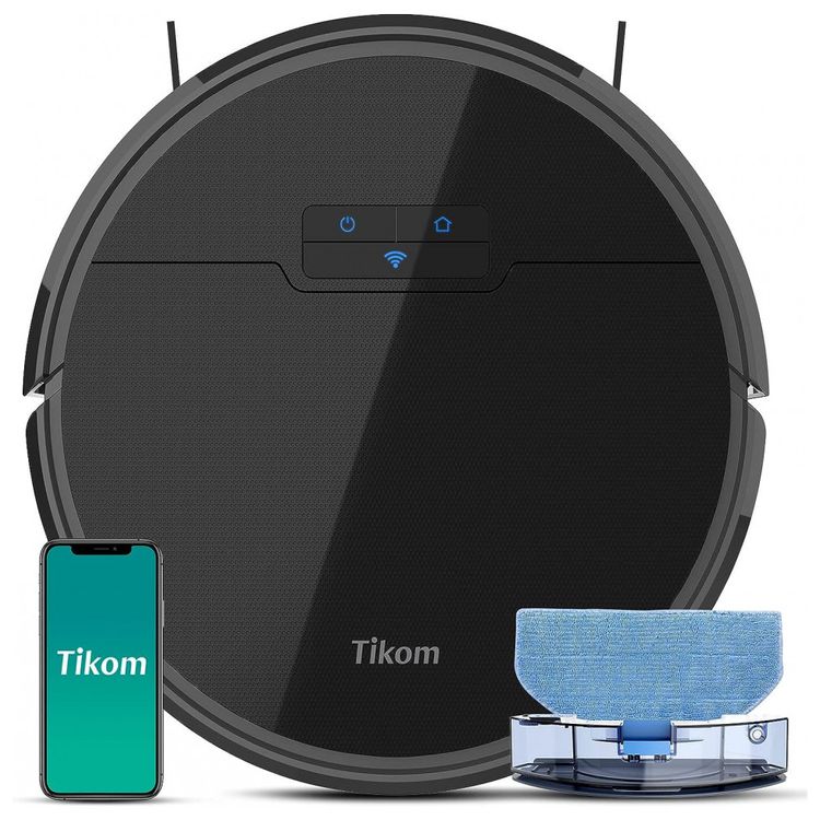 Aspirador-de-Po-Robo-com-Auto-Carregamento-110v-TIKOM-foto-0