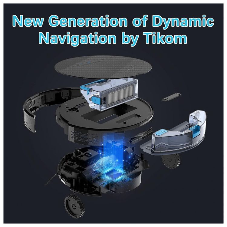 Aspirador-de-Po-Robo-com-Auto-Carregamento-110v-TIKOM-foto-1