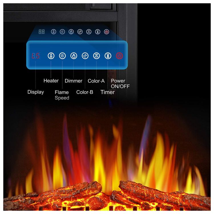 Lareira-Eletrica-de-Embutir-A68x99L-com-Controle-Remoto-e-foto-2