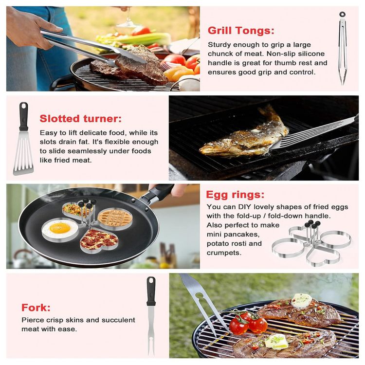 Kit-Churrasco-na-Grelha-46-Pecas-de-Aco-Inoxidavel-e-foto-5