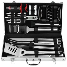 Kit-Churrasco-na-Grelha-26-Pecas-de-Aco-Inoxidavel-foto-0