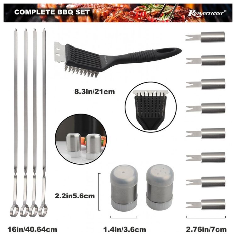 Kit-Churrasco-na-Grelha-20-Pecas-de-Aco-Inoxidavel-com-foto-2