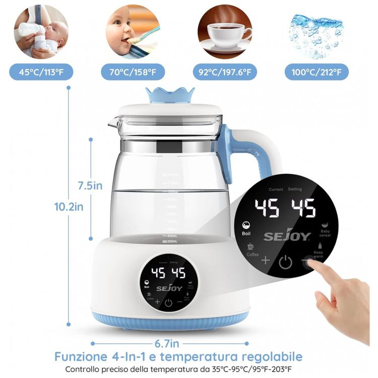 Aquecedor-de-Agua-12-L-para-Mamadeiras-de-Formula-ate-72H-foto-2