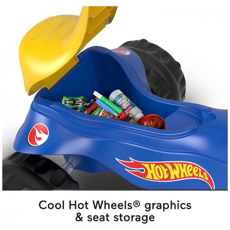 Triciclo-Infantil-com-Cores-e-Graficos-Hot-Wheels-para-foto-2