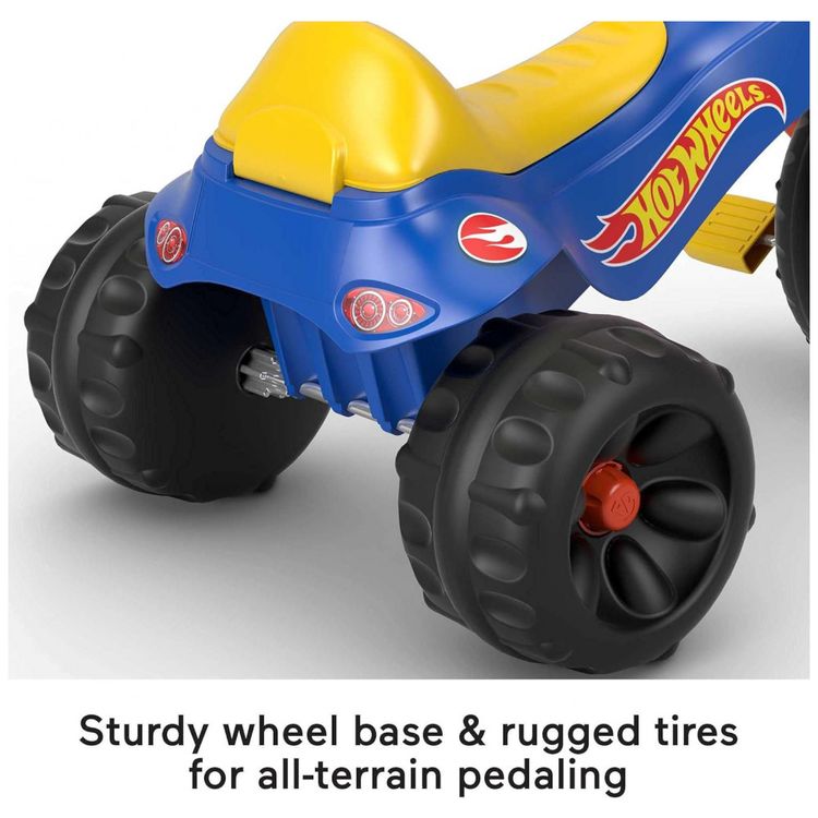 Triciclo-Infantil-com-Cores-e-Graficos-Hot-Wheels-para-foto-3