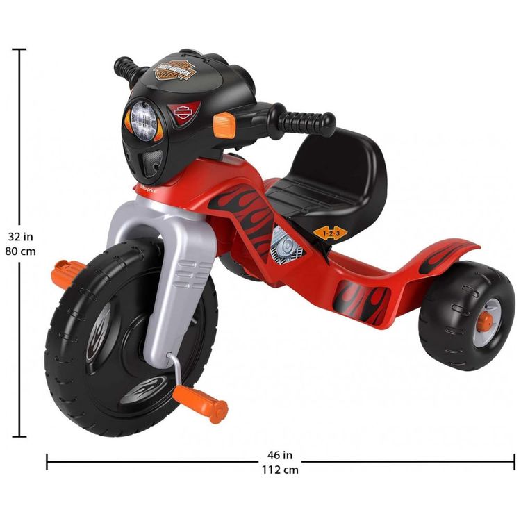 Triciclo-Infantil-com-Assento-Ajustavel-Luzes-e-Som-Fisher-foto-5