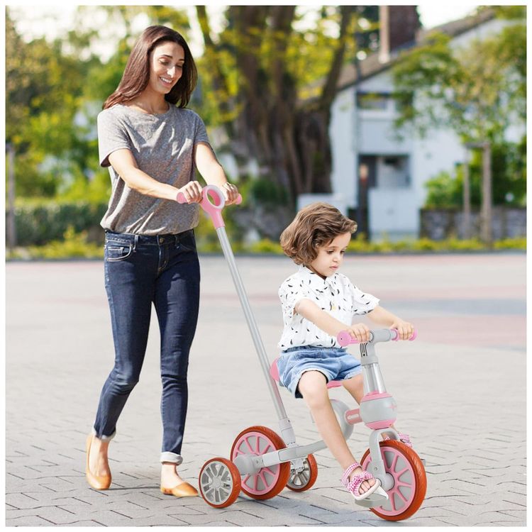 Triciclo-Infantil-5-em-1-com-Alca-de-Empurrar-e-Assento-foto-1