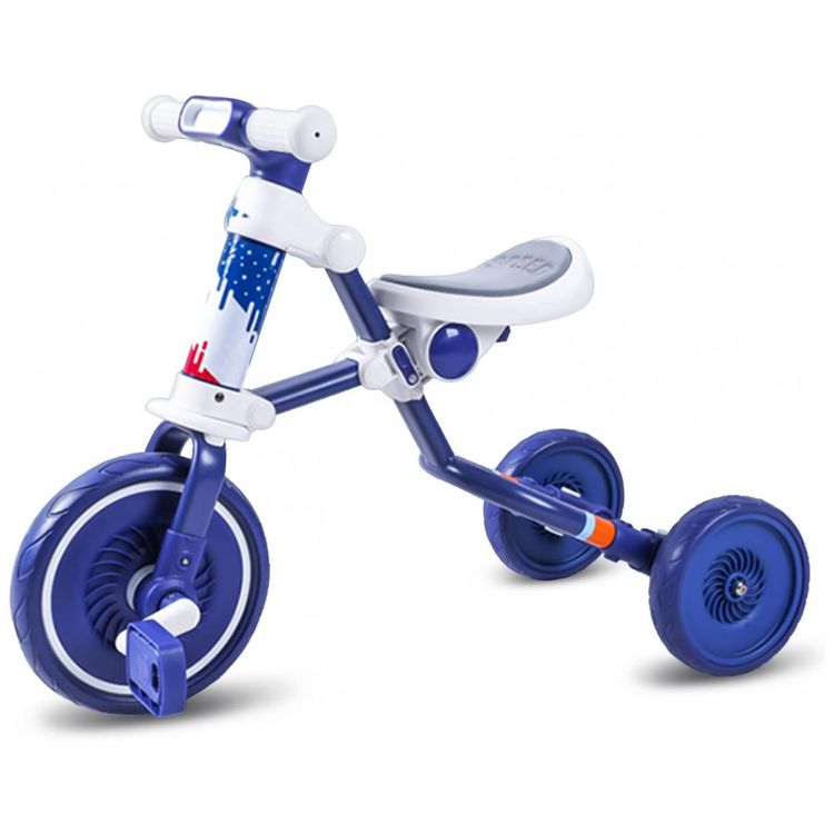 Triciclo-Infantil-Dobravel-3-em-1-com-Assento-Ajustavel-e-foto-0