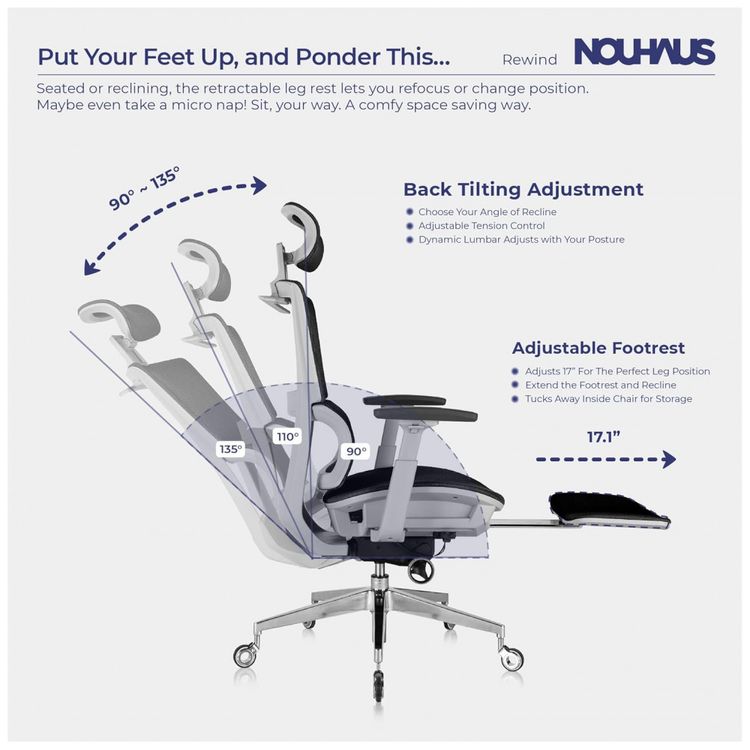 Cadeira-de-Escritorio-Ergonomica-com-Apoio-para-os-Pes-e-foto-3