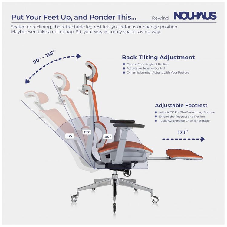 Cadeira-de-Escritorio-Ergonomica-com-Apoio-para-os-Pes-e-foto-3