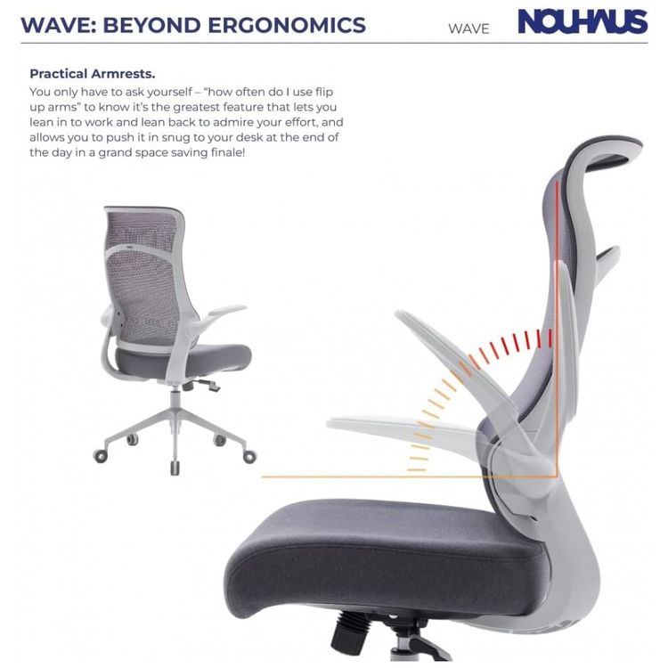 Cadeira-de-Escritorio-Ergonomica-com-Apoio-Lombar-e-Bracos-foto-3
