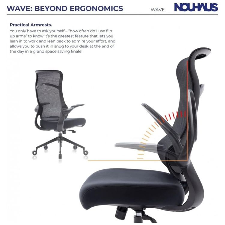 Cadeira-de-Escritorio-Ergonomica-com-Apoio-Lombar-e-Bracos-foto-3