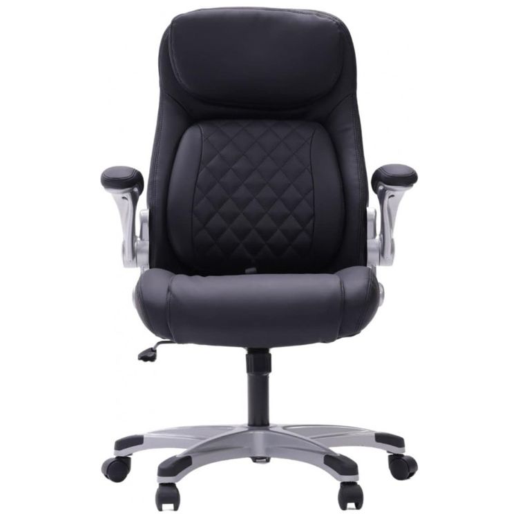 Cadeira-de-Escritorio-Ergonomica-em-Couro-Sintetico-com-foto-0