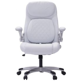 Cadeira-de-Escritorio-Ergonomica-em-Couro-Sintetico-com-foto-0