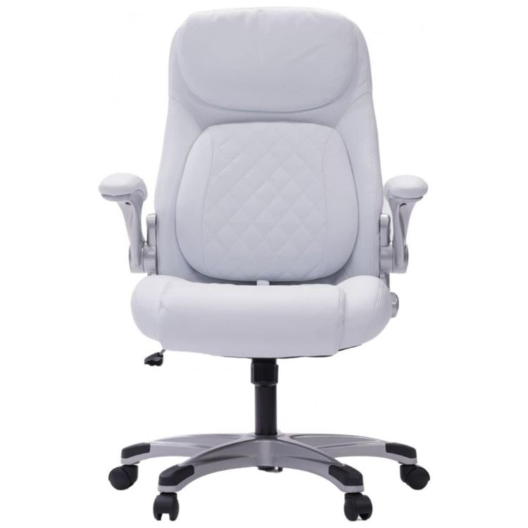 Cadeira-de-Escritorio-Ergonomica-em-Couro-Sintetico-com-foto-0