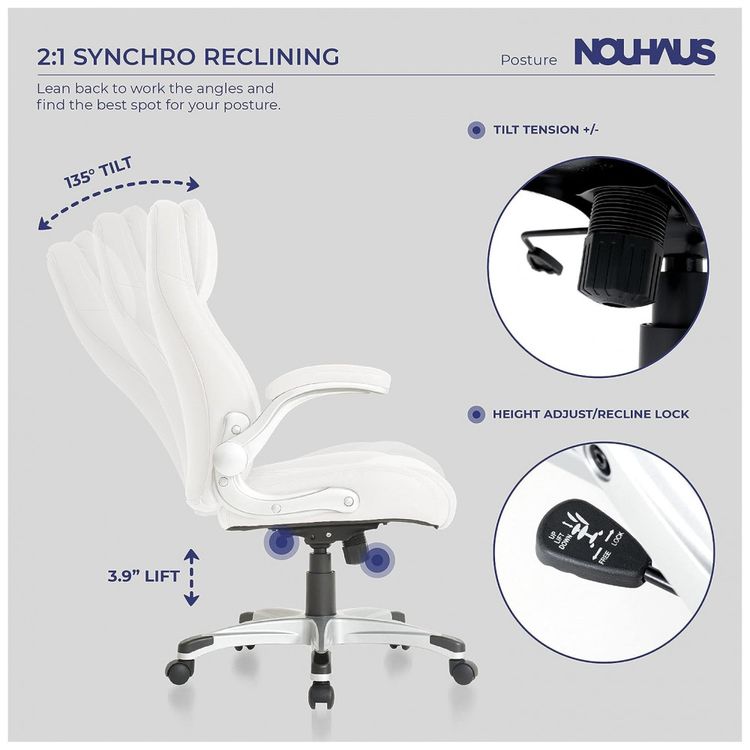 Cadeira-de-Escritorio-Ergonomica-em-Couro-Sintetico-com-foto-4