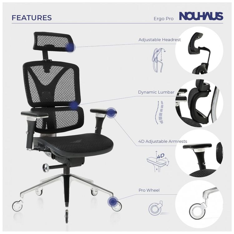 Cadeira-de-Escritorio-Ergonomica-com-Encosto-em-Malha-foto-3