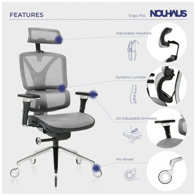Cadeira-de-Escritorio-Ergonomica-com-Encosto-em-Malha-foto-2