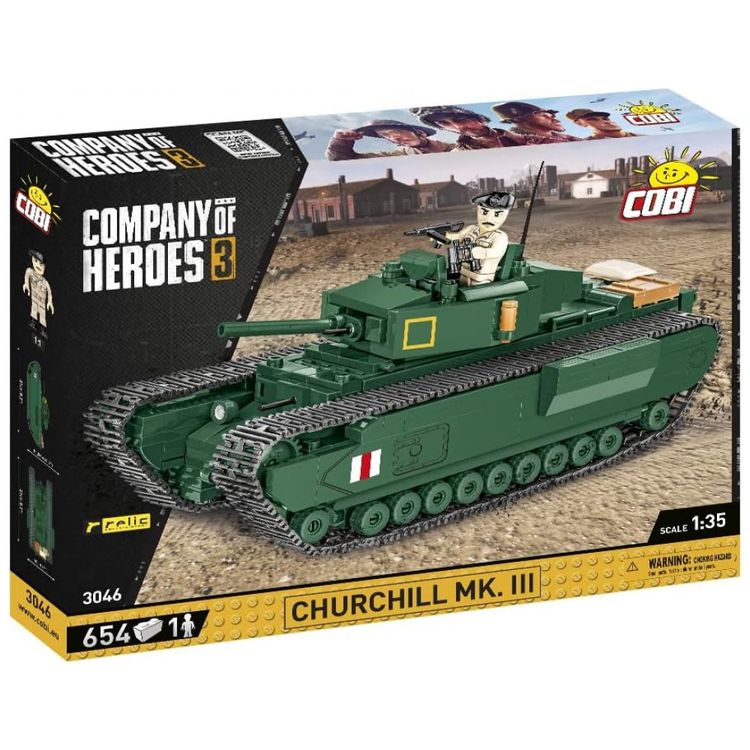 Kit-de-Construcao-Tanque-Churchill-Mk.-III-com-654-Pecas-foto-1