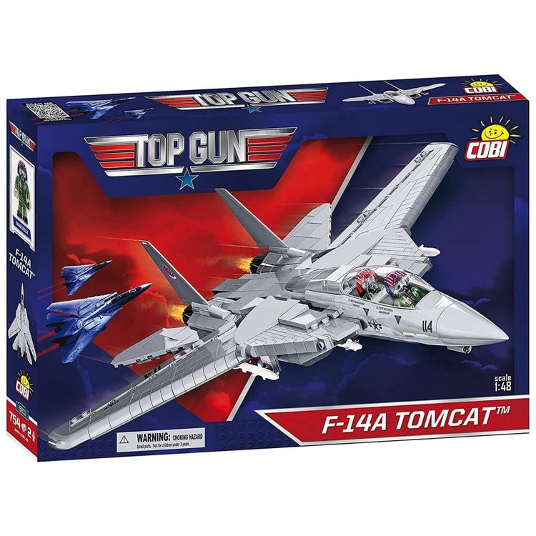 Kit-de-Construcao-Caca-Top-Gun-F-14A-Tomcat-Fighter-Plane-foto-1