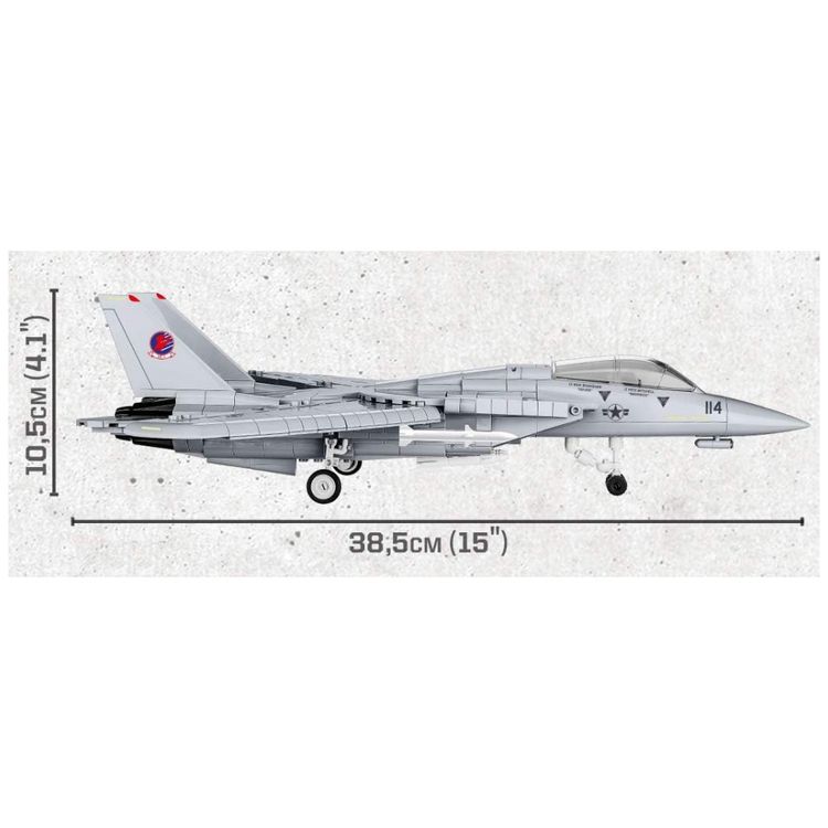 Kit-de-Construcao-Caca-Top-Gun-F-14A-Tomcat-Fighter-Plane-foto-3