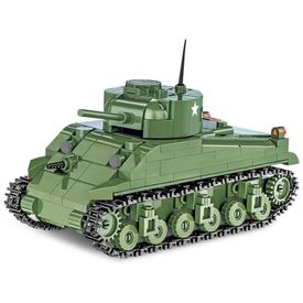 Kit-de-Construcao-Tanque-Sherman-M4A1-da-Segunda-Guerra-foto-0