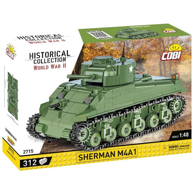 Kit-de-Construcao-Tanque-Sherman-M4A1-da-Segunda-Guerra-foto-1